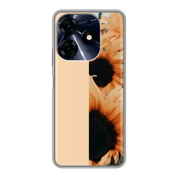 Чехол с рисунком «Красивые подсолнухи» для TECNO Spark 10 Pro Чехол с рисунком «Красивые подсолнухи» для TECNO Spark 10 Pro