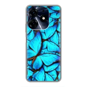 Силиконовый бампер с картинкой животных для TECNO Spark 10 Pro (Крылья бабочек)