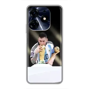 Чехлы Лео Месси Аргентина для TECNO Spark 10 Pro (Кубок Мира)