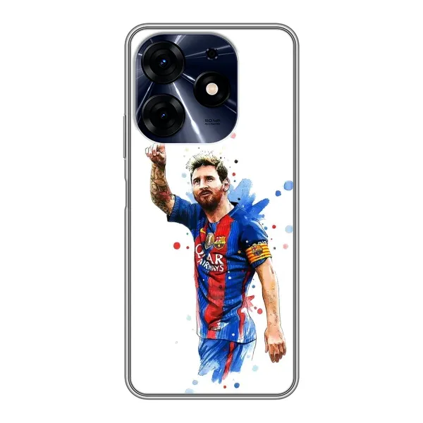 Чехол с рисунком «Leo Messi» для TECNO Spark 10 Pro Чехол с рисунком «Leo Messi» для TECNO Spark 10 Pro