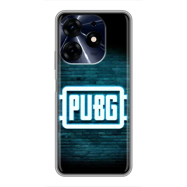 Чехол с рисунком «Лого PUBG» для TECNO Spark 10 Pro Чехол с рисунком «Лого PUBG» для TECNO Spark 10 Pro