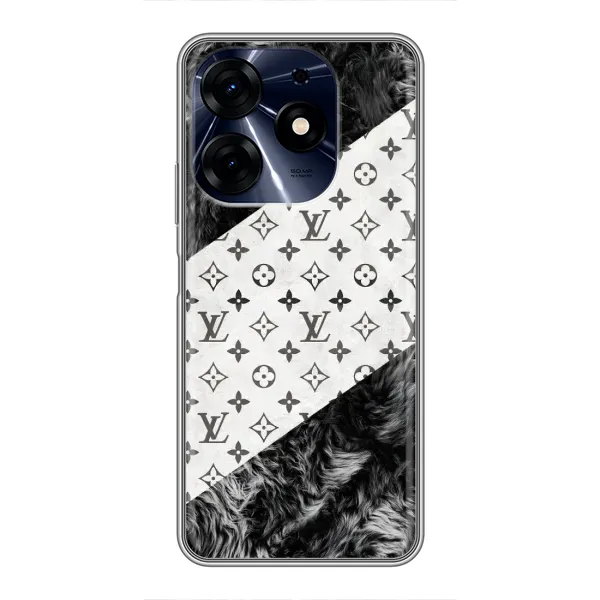 Чехол с рисунком «LV на белом» для TECNO Spark 10 Pro Чехол с рисунком «LV на белом» для TECNO Spark 10 Pro