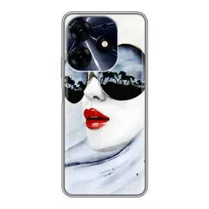 Чохол з картинкою Модні Дівчата TECNO Spark 10 Pro (Любителька коней)