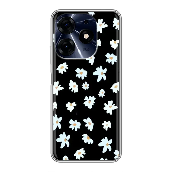 Чехол с рисунком «Маленькие ромашки» для TECNO Spark 10 Pro Чехол с рисунком «Маленькие ромашки» для TECNO Spark 10 Pro