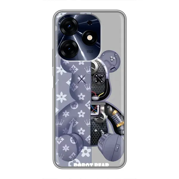 Чохол з малюнком «Ведмідь Louis Vuitton» для TECNO Spark 10 Pro