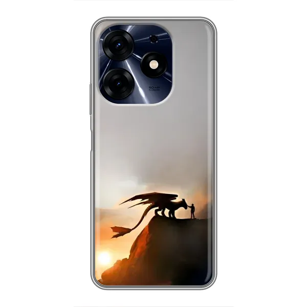 Чехол с рисунком «Мультиик Беззубик» для TECNO Spark 10 Pro Чехол с рисунком «Мультиик Беззубик» для TECNO Spark 10 Pro