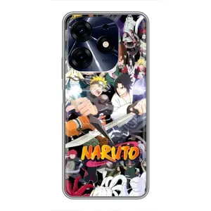 Купить Чехлы на телефон с принтом Anime для TECNO Spark 10 Pro (Наруто постер)