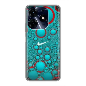 Силіконовый Чохол на TECNO Spark 10 Pro з картинкою НАЙК (Найк зелений)