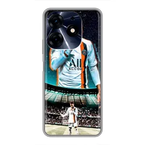 Силиконовый Чехол TECNO Spark 10 Pro (Неймар ПСЖ)