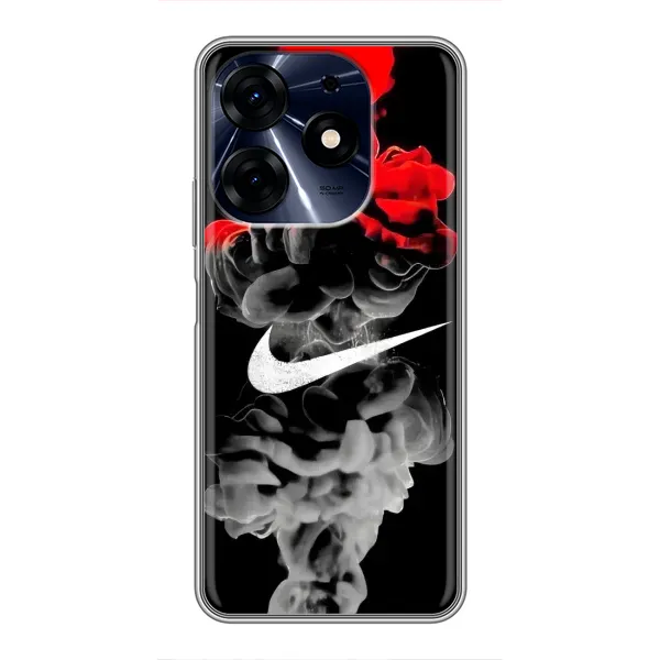 Чехол с рисунком «Nike дым» для TECNO Spark 10 Pro Чехол с рисунком «Nike дым» для TECNO Spark 10 Pro