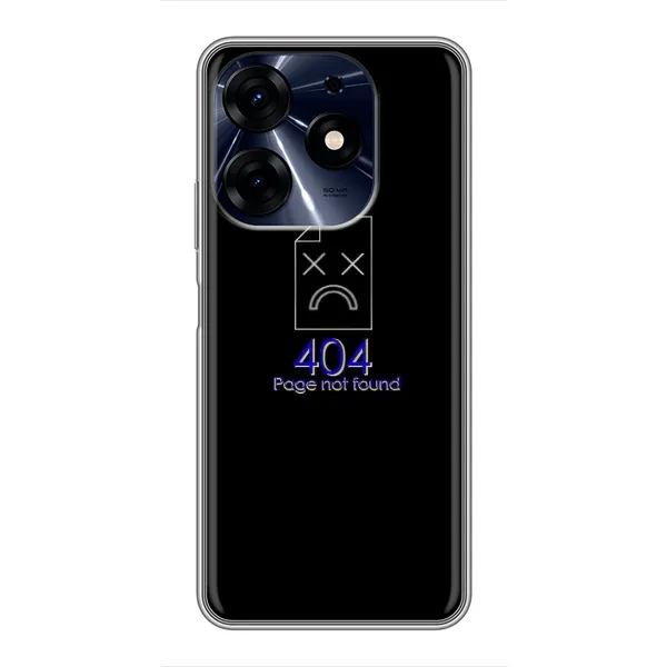 Чохол з малюнком «Помилка 404» для TECNO Spark 10 Pro Чохол з малюнком «Помилка 404» для TECNO Spark 10 Pro