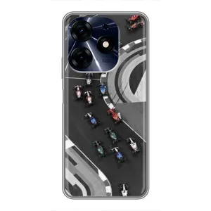 Чехол фильм Формула 1 для TECNO Spark 10 Pro (Гонки ф1)