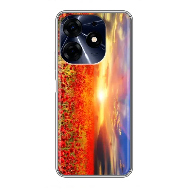 Чехол с рисунком «Поле тюльпанов» для TECNO Spark 10 Pro Чехол с рисунком «Поле тюльпанов» для TECNO Spark 10 Pro