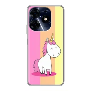 Чохол Unicorn на TECNO Spark 10 Pro (Яскравий Єдинорог)