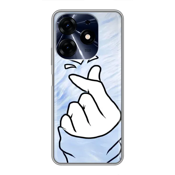 Чехол с рисунком «Сердечка знак» для TECNO Spark 10 Pro Чехол с рисунком «Сердечка знак» для TECNO Spark 10 Pro