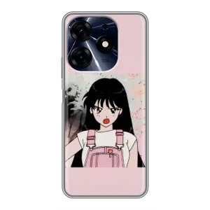 Чехол с персонажами АНИМЕ на TECNO Spark 10 Pro (Сейлор Марс)