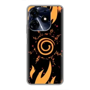 Купить Чехлы на телефон с принтом Anime для TECNO Spark 10 Pro (Солнце Наруто)