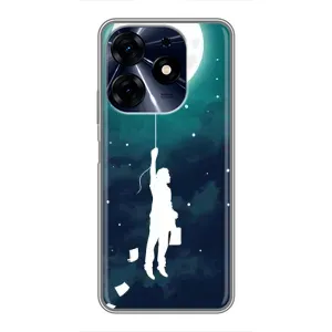 Чохол (ТПУ) з планетами на TECNO Spark 10 Pro (To The moon)
