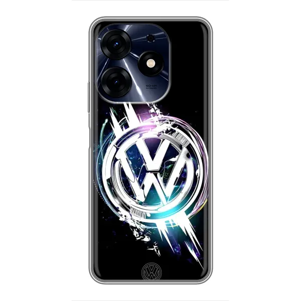 Чехол с рисунком «Volkswagen на черном» для TECNO Spark 10 Pro Чехол с рисунком «Volkswagen на черном» для TECNO Spark 10 Pro