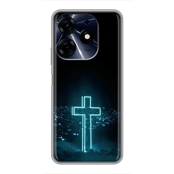 Чехол с рисунком «Яркий Крест» для TECNO Spark 10 Pro Чехол с рисунком «Яркий Крест» для TECNO Spark 10 Pro