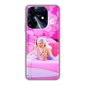 Силиконовый Чехол Барби Фильм на TECNO Spark 10 Pro (Зставка)
