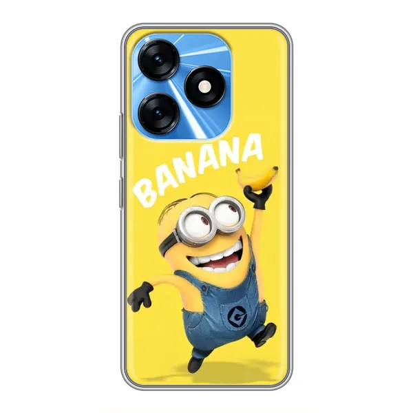 Чехол с рисунком «Banana» для TECNO Spark 10
