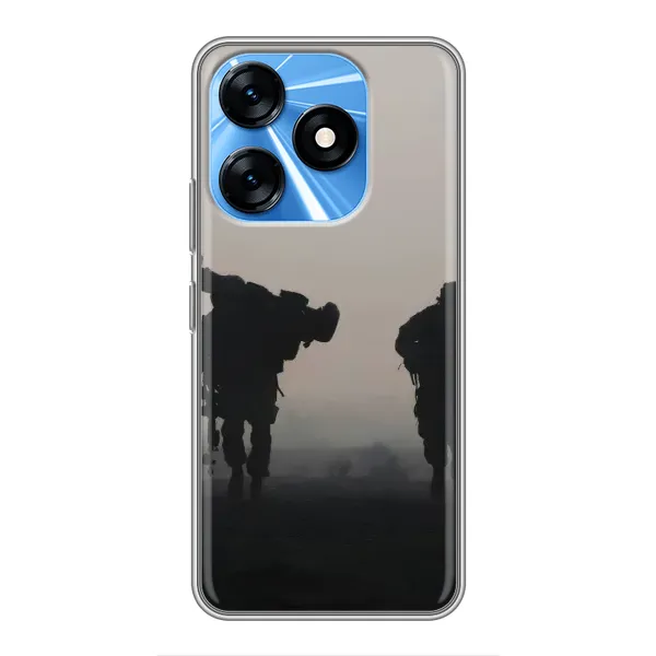 Чехол с рисунком «Бой солдат» для TECNO Spark 10 Чехол с рисунком «Бой солдат» для TECNO Spark 10