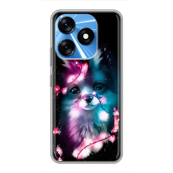 Чехол с рисунком «Черная Лиса» для TECNO Spark 10 Чехол с рисунком «Черная Лиса» для TECNO Spark 10
