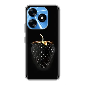 Чохол з зображенням смачної їжі для TECNO Spark 10 (Чорна полуниця)