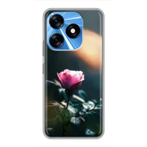 Чехлы с принтом Розочки для TECNO Spark 10 (Цветок ночной)
