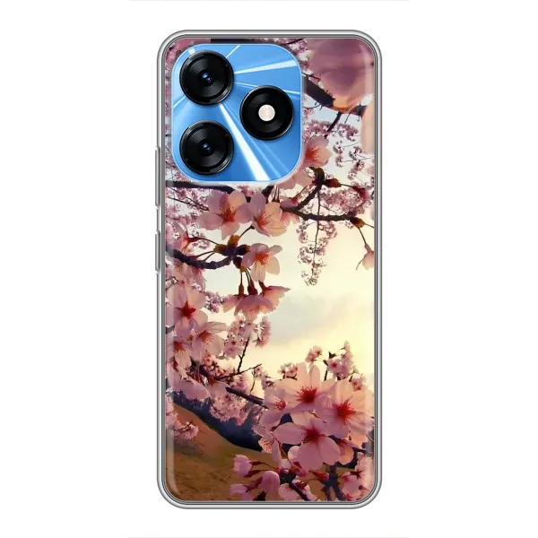 Чехол с рисунком «Цветущая сакура» для TECNO Spark 10 Чехол с рисунком «Цветущая сакура» для TECNO Spark 10