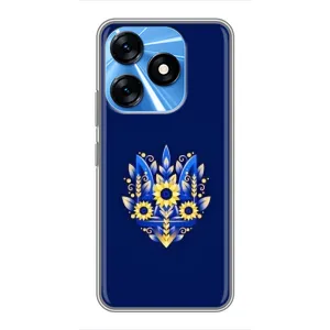 Чохол Укр Символіка для TECNO Spark 10 (Квітучий Герб)