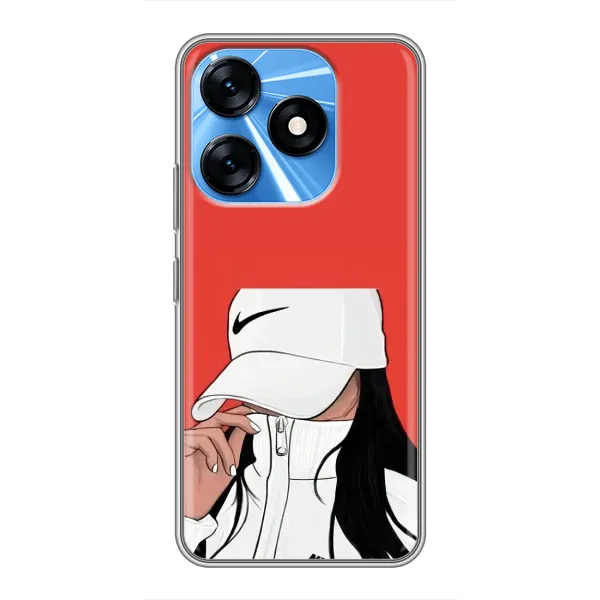 Чехол с рисунком «Девушка Nike» для TECNO Spark 10 Чехол с рисунком «Девушка Nike» для TECNO Spark 10