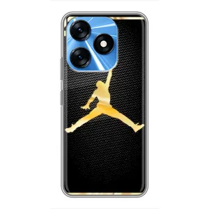Силіконовый Чохол Nike Air Jordan на Техно Спарк 10 (Джордан 23)