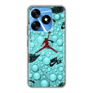 Силіконовый Чохол Nike Air Jordan на Техно Спарк 10 (Джордан Найк)