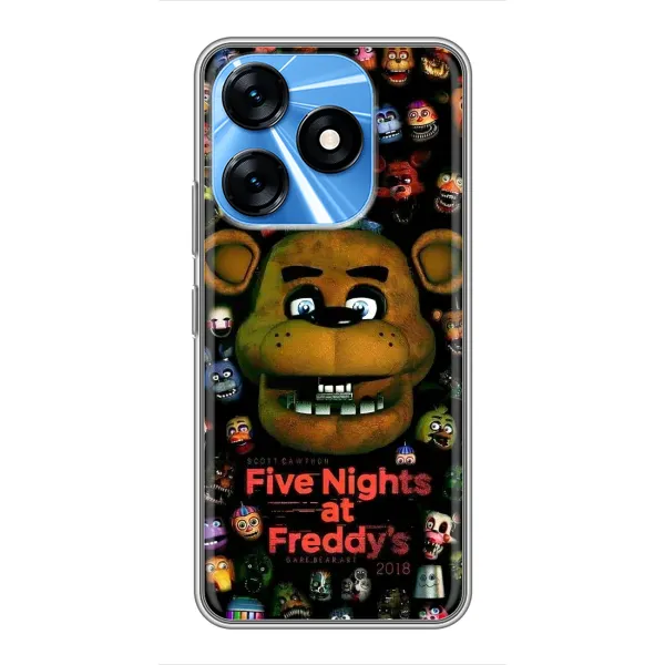Чехол с рисунком «Freddy» для TECNO Spark 10 Чехол с рисунком «Freddy» для TECNO Spark 10