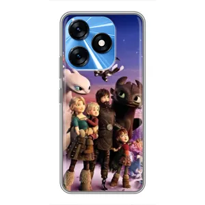 Чехол дракон Беззубик для TECNO Spark 10 (Герои дракона)