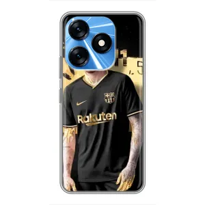 Силиконовый Чехол TECNO Spark 10 (Gold Neymar)