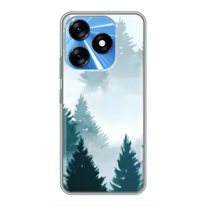 Летний Чехол на TECNO Spark 10 (Горный лес)