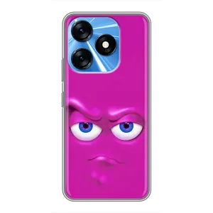Силиконовые Чехлы (смешные стикеры) для TECNO Spark 10 (Хитрая мордочка)