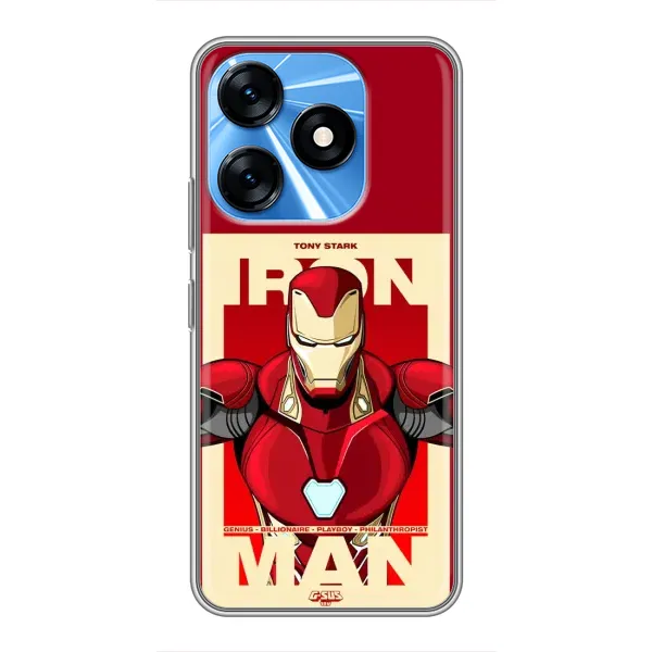 Чехол с рисунком «Iron man» для TECNO Spark 10 Чехол с рисунком «Iron man» для TECNO Spark 10