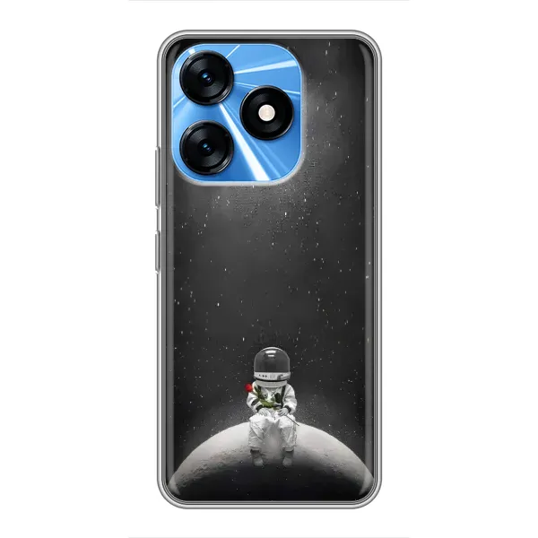 Чехол с рисунком «Космонавт романтик» для TECNO Spark 10 Чехол с рисунком «Космонавт романтик» для TECNO Spark 10