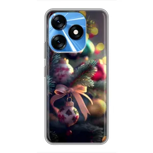 Чехлы на Новый Год TECNO Spark 10 (Красивая елочка)