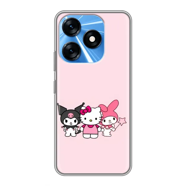 Чехол с рисунком «Куроми Мелоди Китти» для TECNO Spark 10 Чехол с рисунком «Куроми Мелоди Китти» для TECNO Spark 10