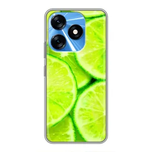 Чохол з зображенням смачної їжі для TECNO Spark 10 (Лайм)