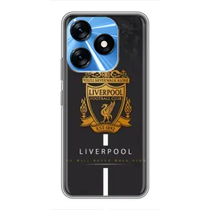 Силиконовые Чехлы принт Футбол на TECNO Spark 10 (Liverpool)