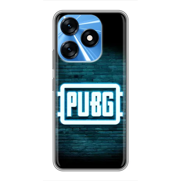 Чехол с рисунком «Лого PUBG» для TECNO Spark 10 Чехол с рисунком «Лого PUBG» для TECNO Spark 10