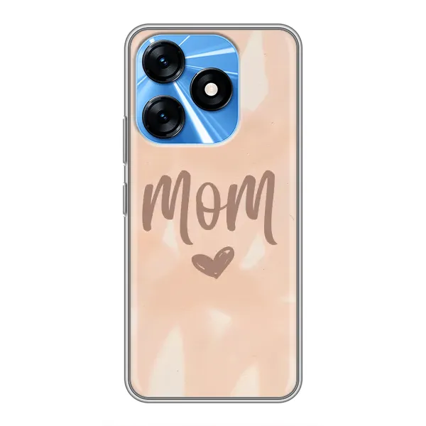 Чехол с рисунком «Love mom» для TECNO Spark 10 Чехол с рисунком «Love mom» для TECNO Spark 10