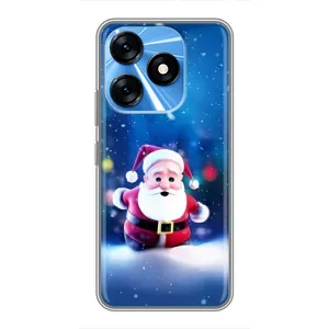 Чехлы на Новый Год TECNO Spark 10 (Маленький Дед Мороз)