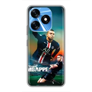 Чехол (TPU) с Футболистом на TECNO Spark 10 (MBAPPE)
